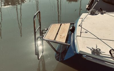 Hajó Saváló orrkilépő, fürdőplatform